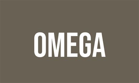 what does omega mean spiritually.